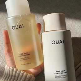 OUAI Deep Cleansing Shampoo Fine/Medium Hair Care Essential Oil Leave-in Conditioner Moisturize Oil Control Add Shine Hair Care