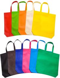 Reusable Grocery Bags NonWoven Fabric Shopping Totes with Handle Favor Gift Tote Bag1587455