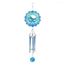 Decorative Figurines Wind Chimes For Outside Spinner 3D Whirling As Shown Metal Garden Patio Unique Gift Forchimes Lovers