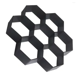 Garden Decorations Buildings Gardening Path Paving Mold Concrete Stepping Stone Molds Cement Brick Pave Mould Hexagon Modeling