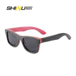 Sunglasses Fashion Retro Sunglasses Brand Retro Style Nice Cheap Wood Sunglasses Polarised Sunglasses Womens Summer Sunglasses Z68041 G240529