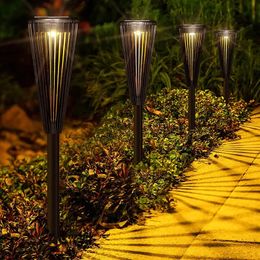 1/2/4/6pcs Beta Lamp Solar Light Outdoor Waterproof Courtyard Garden Decoration Led Atmosphere Lamp Ground Plug Lawn Lamps 240529