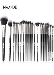 20pcs MAANGE Wooden Makeup Brushes Set Professional With Natural Hair Foundation Powder Eyeshadow For Makeup Bursh Tool 2010076711939