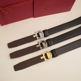 Reversible Belts Man Fashion Designer Belt Gold Silver Gun Colour Needle Buckle Waistband For Man Women Cowhide Leather Belts 332O