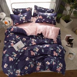 Bedding Sets 3/4 Pcs Set Single Twin Full Queen Double King Size Duvet Cover Adult Kids Soft Cotton Bed Linen High Quality Bedspreads