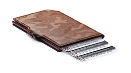 Saffiano Leather Anti Rfid Wallet Credit Id Card Holder Men Women Business Cardholder Cash Pocket Case Metal Credit8858481