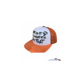 Ball Caps Spring Stingy Brim Hats Trucker Cap For Men And Women Baseball Trend Hat Drop Delivery Fashion Accessories Scarves Gloves Otqz4
