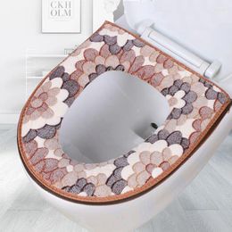 Toilet Seat Covers Universal Cover Thickened Home Winter Mat Fleece Heating Cushion Lid WC Sitzkissen