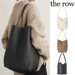 Bags the Row 3 Sizes Park Tote Bag for Woman Weekender Handbag Designer Womens Shoulder S Bucket Bag Mens Genuine Leather Pochette Cros