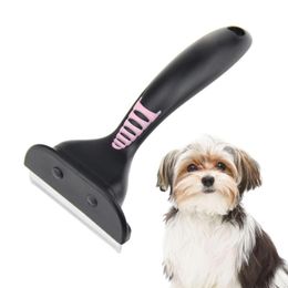 Pet Grooming Brush Undercoat Rake Comb For Dogs Dog Shedding Tools For Thick Long And Short Hair Pet Shedding Brush Supplies