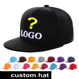 Outdoor Hats Custom Caps Flat Brimmed Fitted Hip Hop Snapbacks Curved Adjustable Bucket Hat Embroidery Printing Logo Adt Men Women Kid Otfv2