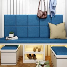 Pillow Nordic Cloth Tatami Bed Soft Bedroom Bedside Fashion Self-adhesive Wall Sticker Modern Minimalist Sofa Back