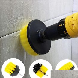 Cleaning Brushes Drill Brush All Purpose Cleaner Scrubbing For Bathroom Surface Grout Tile Tub Shower Kitchen Care Drop Delivery Home Dh9Ys