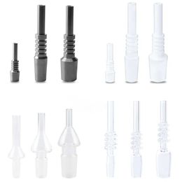 Chinafairprice P002 Smoking Pipe Tool Glass Quartz Ceramic Metal Tip 10mm 14mm 18mm Joint Dabber Nail For Dab Rig Pipe Ash Catcher Bong LL