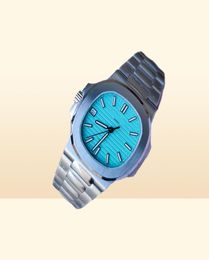High quality most thin 94mm men watch dress mens wristwatch 5711 57111A018 Automatic 324 movement bracelet T blue dial limited 7048538