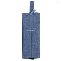 Unique Zipper Closure Pencil Holder Bags For Middle/High School Offic Dropship