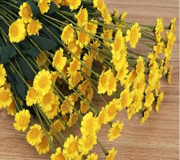 Rural Daisy Artificial silk chrysanthemum flowers simulation Gerbera wedding home garden decorative artificial flowers SF0111737419