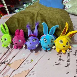 Dolls Cartoon Sunny Bunnies Plush Toy Lovely Rainbow Stuffed Rabbit Plushies Soft Figures Doll Gift for Kids Childrens Birthday Xmas G240529