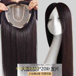 Loose Deep Wave Lace Human Hair Wigs Xu Changquan hand woven Ushaped needle delivery hair block for women with white hair on the top of the head wig piece for real hair tha