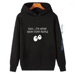 Men's Hoodies Funny Slogan Graphic Hooded Sweatshirts Fleece Hoodie Winter Fashion Thick Sweater Suitable For All Ages Clothing