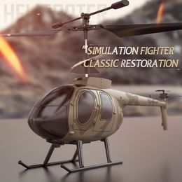 EasytoFlight MD500 Scale RC Helicopter 6Axis Gyro Stabilised Altitude Hold Remote Control Aircraft Hobby Toys for Beginners 240531