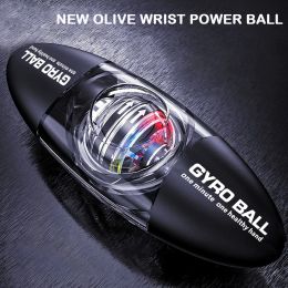 Gyro Ball Colourful LED Light Power Wrist Ball Hand Strengthener Autostart Gyroball Grip Muscle Relax Exerciser Workout Equipment