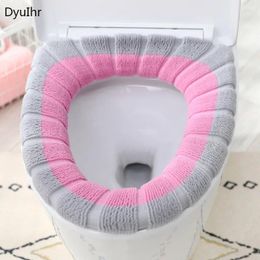 Toilet Seat Covers DyuIhr Winter Cushion Household Bathroom Warm Washer Set Four Seasons General Accessories