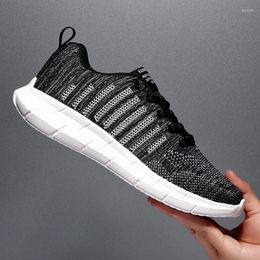 Casual Shoes Men Running Unisex Knit Breathable Sports Sneakers Walking Athletic Non Slip Comfortable Leisure Tennis