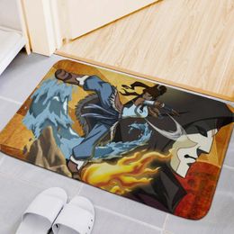 Carpets Classic Anime Avatar The Last Airbender Living Room Rug Carpet Flannel Slip Mat Decor Aesthetic Dressing