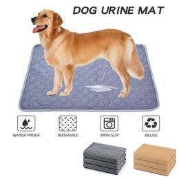 Pet Pee Pads Mat Washable Dog Urine Mat Reusable Car Seat Sofa Waterproof Absorbent Puppy Cat Training Diaper Mat Pet Supplies 240531
