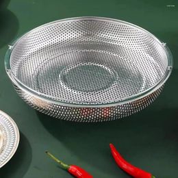Double Boilers Vegetable Steamer Insert Stainless Steel Basket With Removable Handle Versatile Drain For Kitchen Vegetables