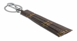 DIY Bag Pendant Car Keychain Matte PU Leather Tassel Key Chains Ring Holder for Women Girls Fashion Flower Bag Charm Jewellery Keyri4741865