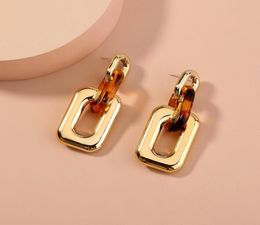 S925 silver needle Charm earrings Tassel Women Irregular Chain Retro Cool Wind Asymmetric Ring Splicing Accessories Designer Jewel1379952