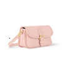 Motorcycle bags Luxury Brand L Bag Women's Bag Cherry Blossom Pink Series NANO DIANE One Shoulder Handheld Crossbody Stick Bag M83566