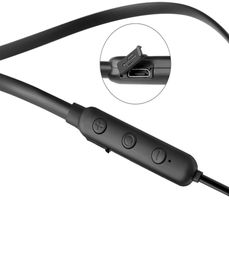 Waterproof Hands Bluetooth Headset Wireless Stereo Earphone With Mic Ultralight Headphone Earloop Earbuds For Pad iPhone Andor3258853