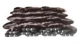 whole 8a Brazilian Virgin Hair 100 Human Hair Extensions Natural Black Bundle Body Body Wave Brazilian Virgin Human Hair Weav456153962243