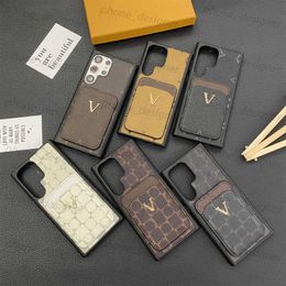 Fashionable Phone Case S21 S22 S23 Ultra Plus Samsungs Galaxy Luxury Leather Bag High Quality S10 S 10 20 21 22 23 S24 S25 S26 Note10 Note20 Phone Case with Logo Box
