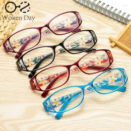 Sunglasses Anti Blue Light Reading Glasses Floral Printed Women Men Computer Protection Fashion 1.0 1.5 2.5 3.0 3.5 4.0