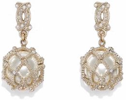 a dita ch pearl studs 5A Highest counter quality diamants legers anti allergy studs women earrings designer r fashion retro br4970270
