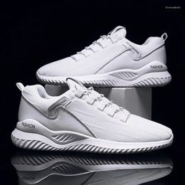Casual Shoes Summer Breathable White Men's Trend Small Mesh Sports Cloth Men Designer