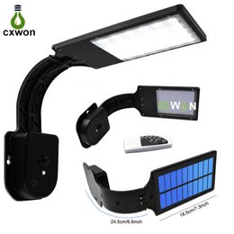 30 LED Bending Solar Lamp with Four Modes Outdoor Waterproof Solar Light Security Lighting for House Wall Street Yard Garden 258n