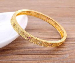 Luxus 14 Stile berühmte Marke Schmuck Gold Farbe Kupfer Zirkon Armbänder Armreifen weiblich Hohlkristall Bangle Geschenk8998129