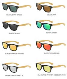 LEIDISEN Sunglasses For Men Women Polarized UV400 Driving Sports Beach TAC Lens Wooden Full Frame Top Quality Fashion 62mm Retro Rice Nail2410725