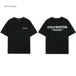 Coles Buxton Men's T-Shirts Cole Buxton Short Letter Printed Casual Fashion Short Sleeve Men Women T Shirt European Size S-2Xl 0Aae