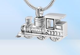LkJ10001 New Arrival Personalised Mini Train for Human Ashes Keepsake Urn Necklace Stainless Steel Memorial Cremation Jewelry8033915