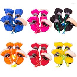 Dog Apparel Shoes For Small Dogs Protectors Puppy Booties With Antislip Soles Waterproof Rain Pet Supplies