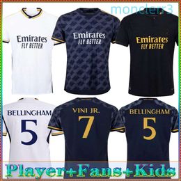 2024 Designer Mbappe Soccer Jerseys Football Shirt Vini Jr Bellingham Rodrgo Long Sleeve Fourth Purple Men Kids Women Kit Uniform Real Madrids Home Camiseta De