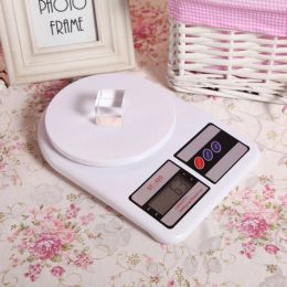 Smart Kitchen scale Digital electronic food scale Weighing Scale SF-400 10KG / 1g Kitchen Mail LCD White accessories