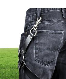 Belts Sexy Men Goth Pastel Pu Leather Garter Belt Waist Straps Harness Bondage Leg Suspenders For Jeans Pants Accessories5106145