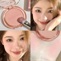 Blush Palette Long-lasting Natural Cheek Contour Tint Blusher Mineral Powder Face Makeup Matte Peach Pink Rouge Contour Shadow